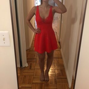 Red Skater Dress